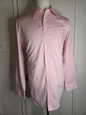 Lauren Ralph Lauren Light Pink Men's Button-Down Dress Shirt